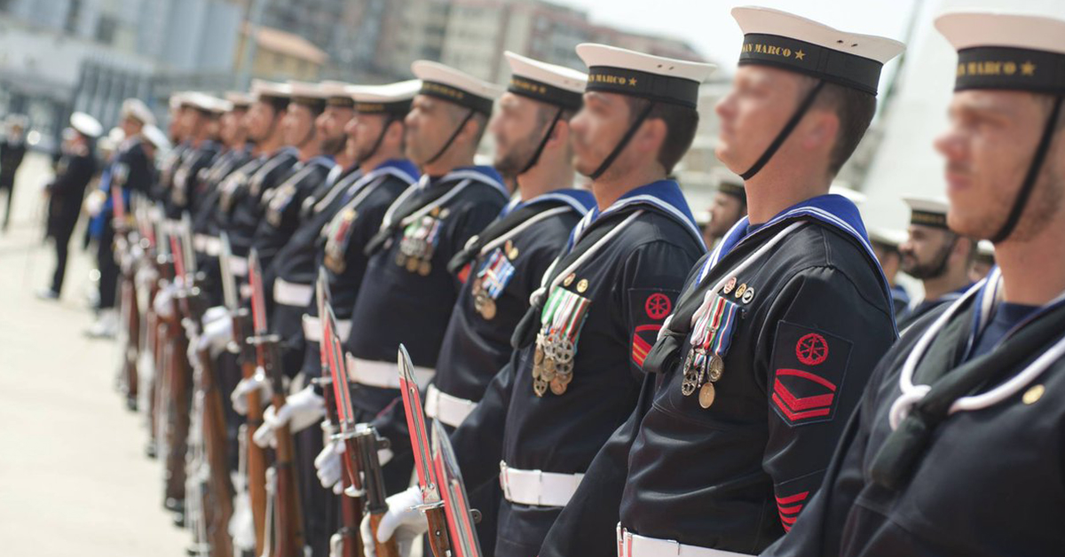 Guanti da barbettone Marina Militare Battaglione San Marco 